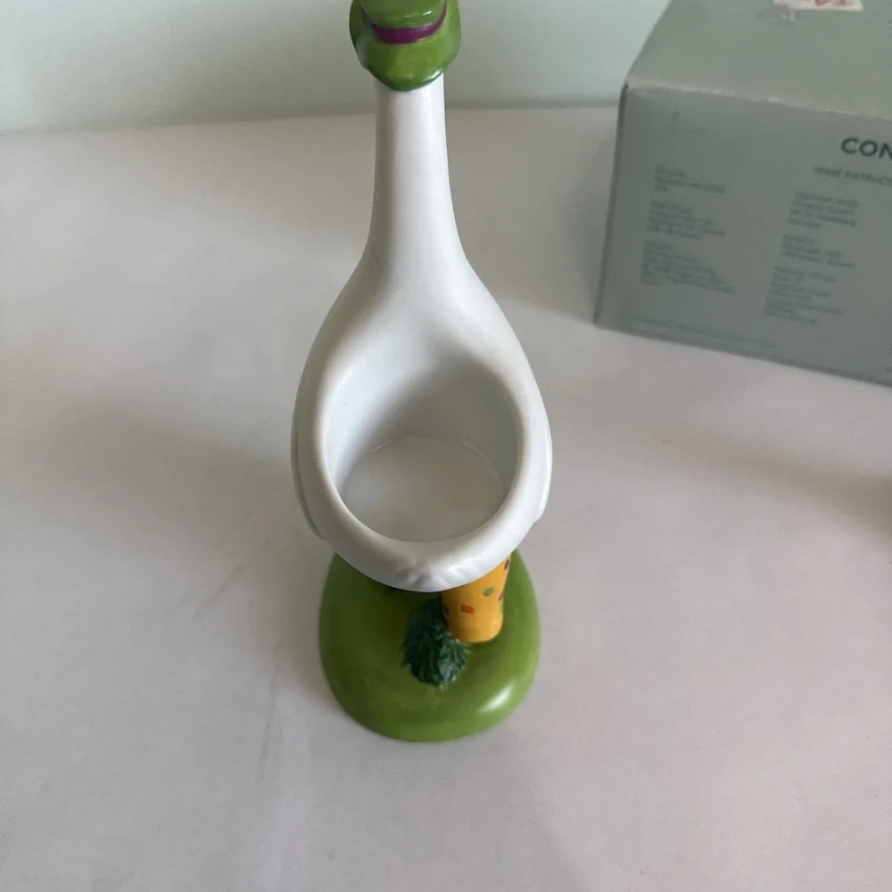 Partylite Spring Emotions Mother Goose, Baby Chick, Yellow Boots  Candle Holder